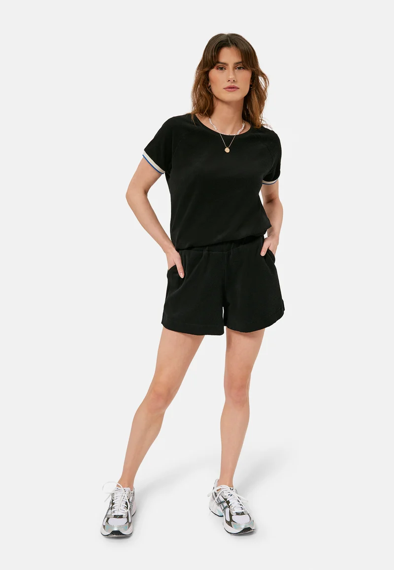 Zwarte badstof short | UVR Berlin FE veliaina