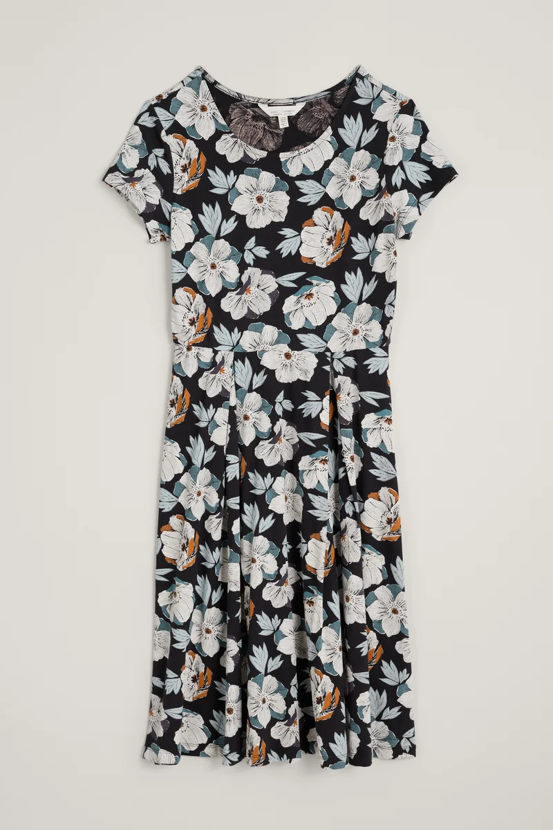 Seasalt Cornwall riviera dress II peony onyx