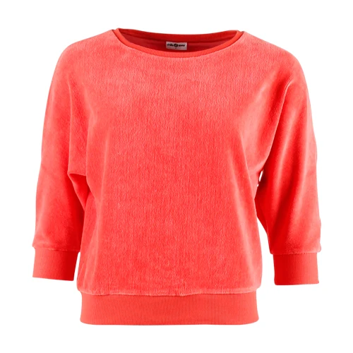 Chills and Fever sweater Sybille coral velvet