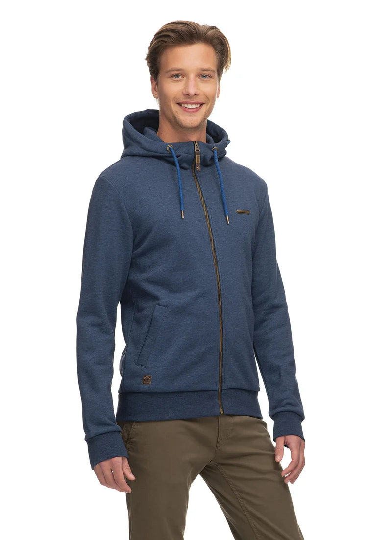 Ragwear sweatshirt natte zip navy