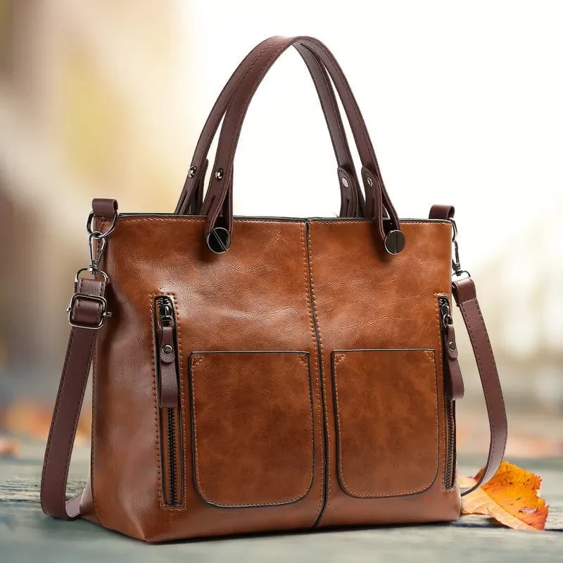 Elegante Lederen Tas