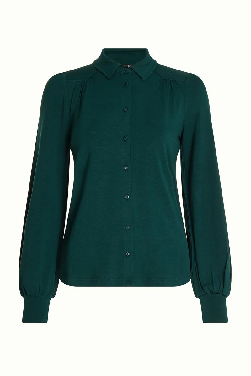King Louie Carina blouse ecovero light pine green