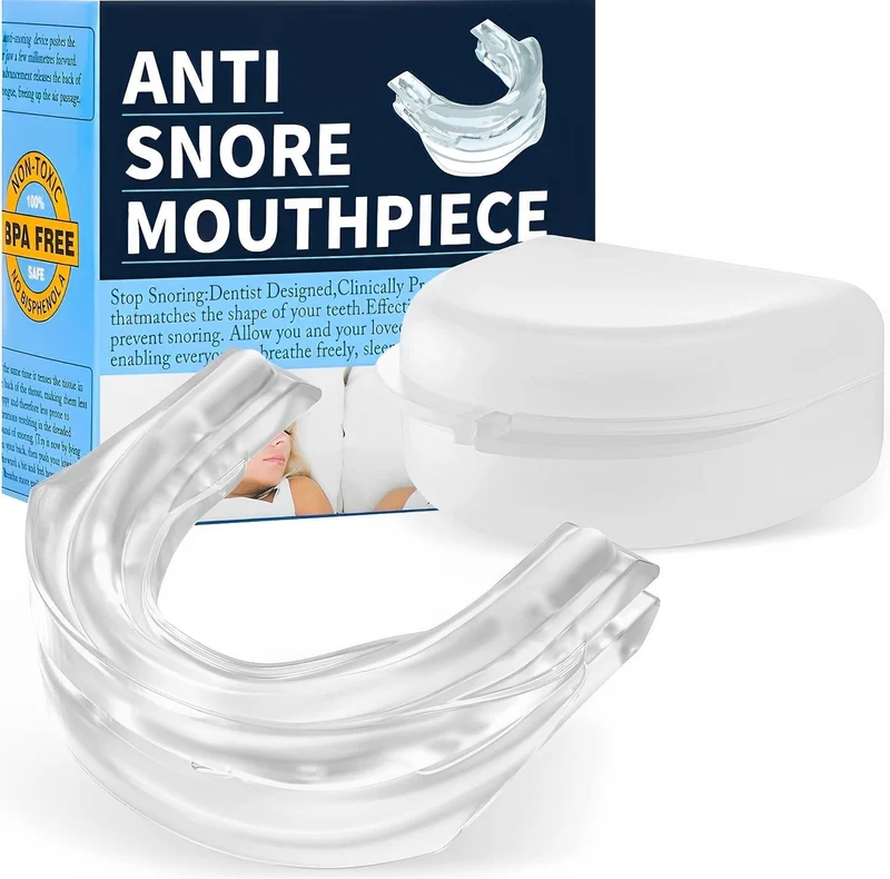 Anti-Snurk Slaapapneu Mondstuk Bescherming
