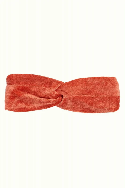 King Louie twist hairband uni pepper langoustino orange