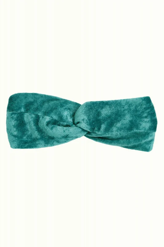 King Louie twist hairband uni pepper smoke green