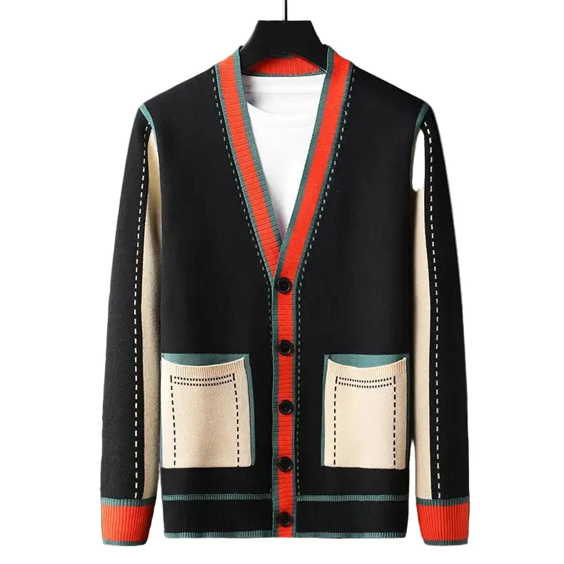 Dames Geometrisch Gebreid Vest
