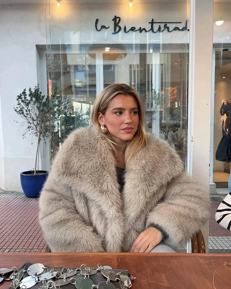 Fluffy Damesmantel | Warm & Stijlvol Winterjas Voor Vrouwen