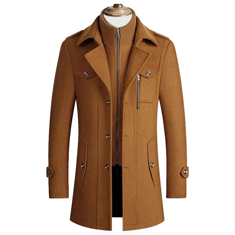 Heren Jas Moderne Stijl Warm