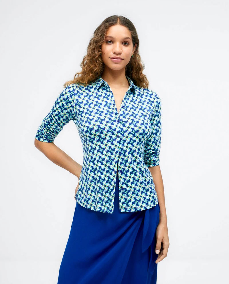 Surkana long sleeve shirt blue