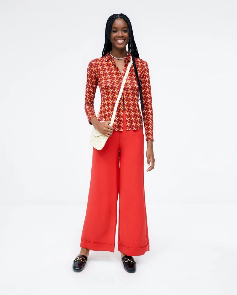 Surkana long sleeve shirt red