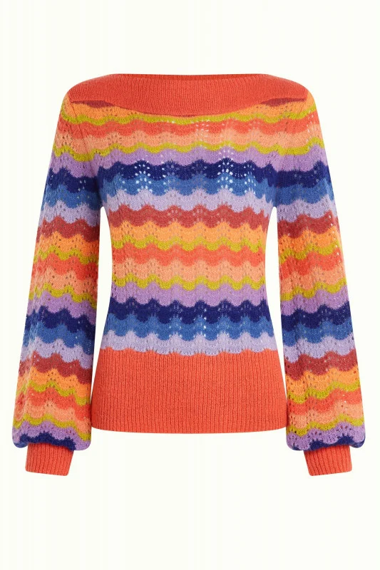 King Louie Erin top pellegrini peach pink