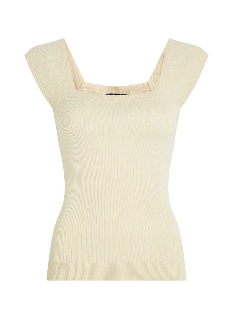 King Louie Marie top cottonclub cream