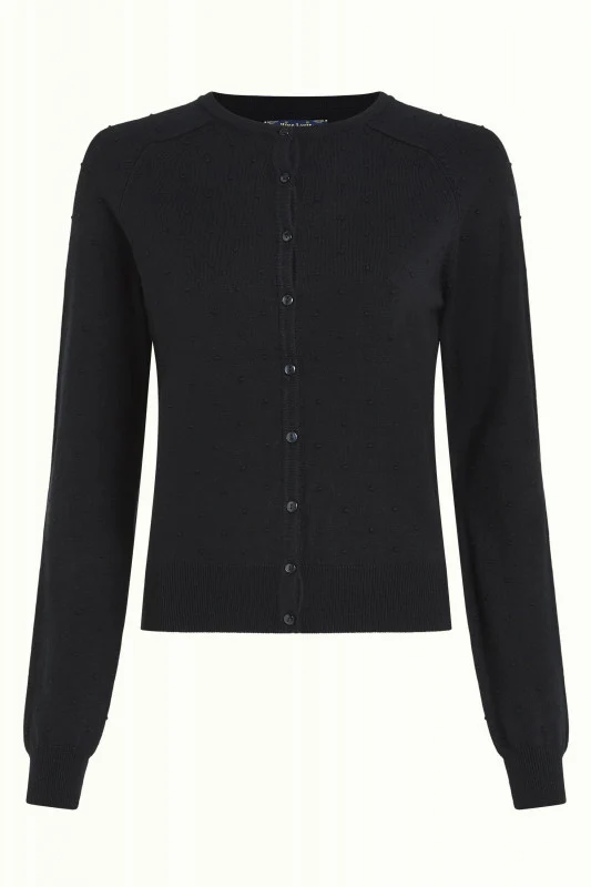 King Louie raglan cardi droplet black