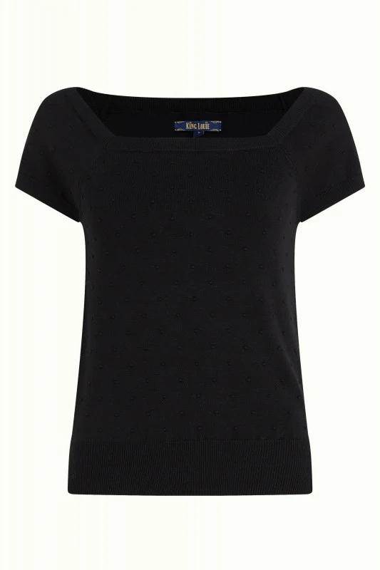 King Louie Marie top droplet black