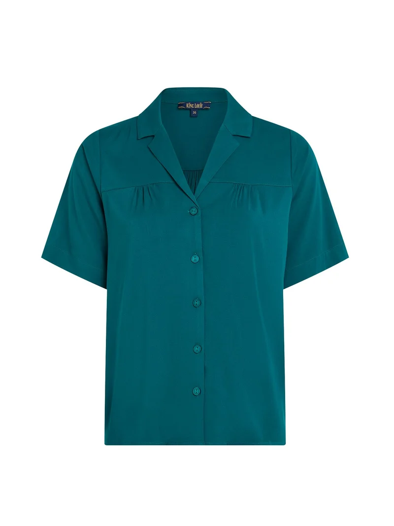 King Louie Tex blouse burla eden green
