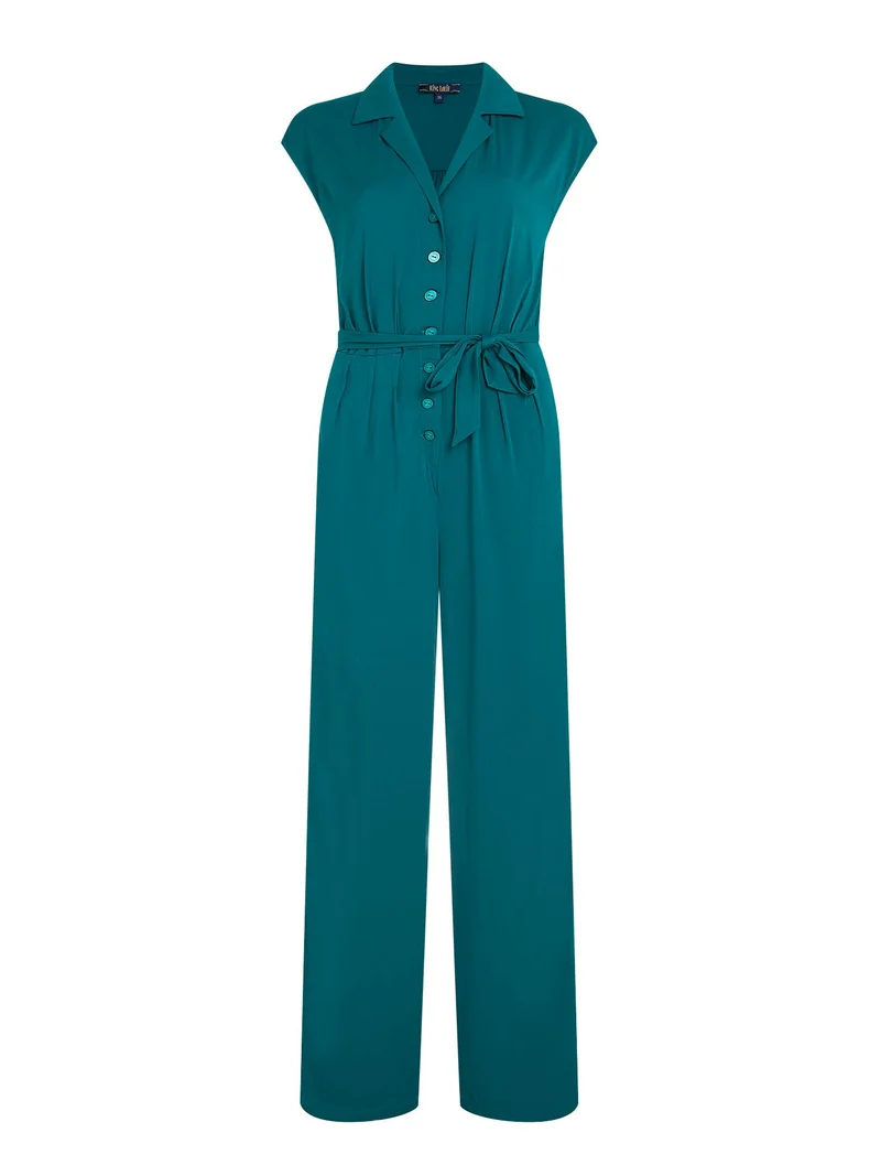 King Louie Jimie jumpsuit burla eden green