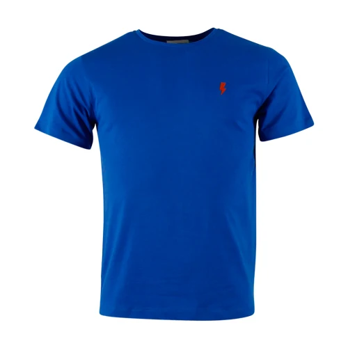 Munoman T-shirt aikoo lighting princess blue organic cotton