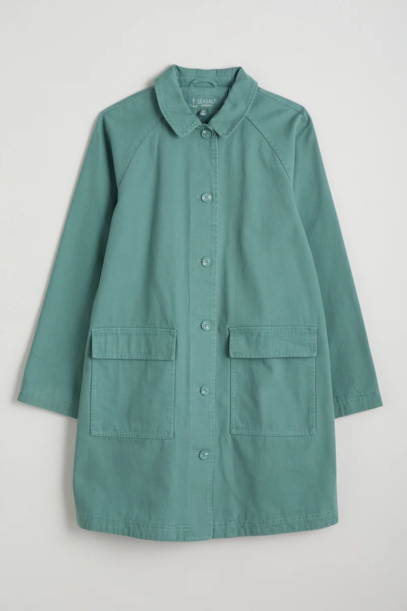 Seasalt Cornwall Roberts coat thyme