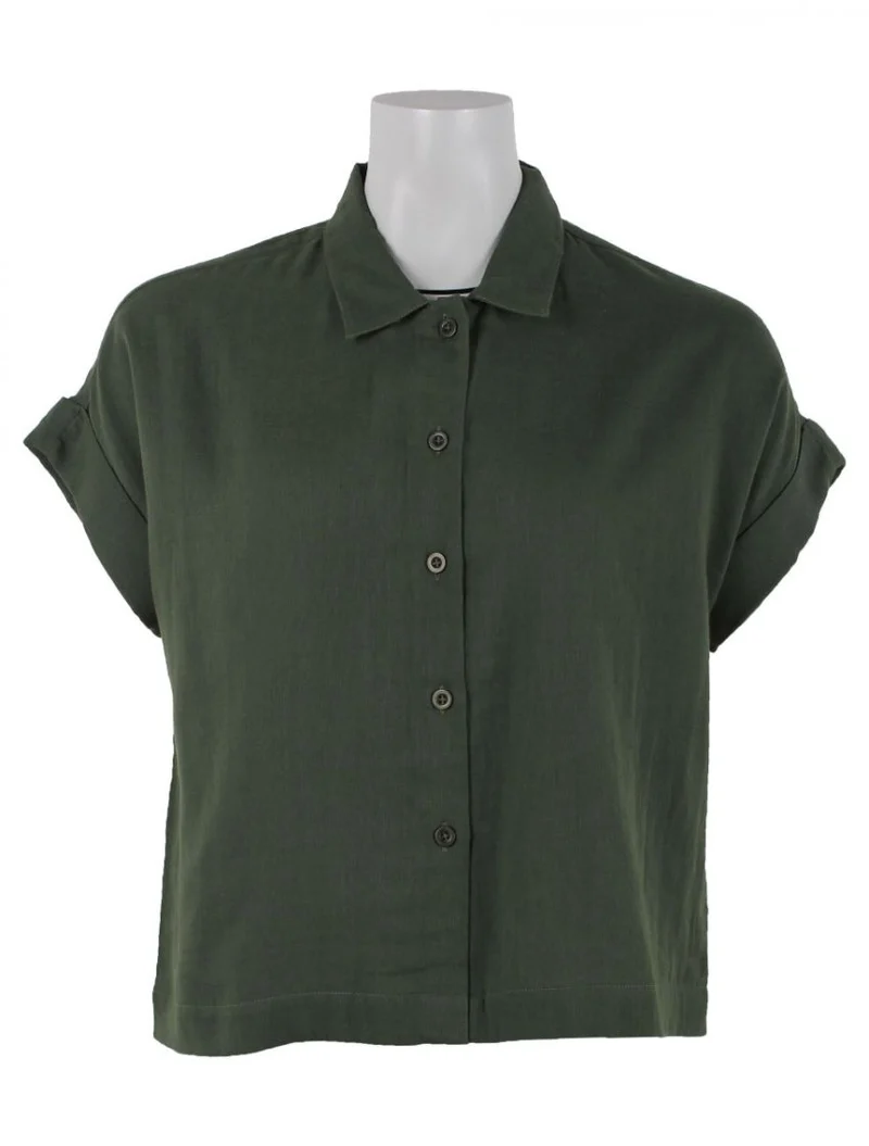Danefae danelena cloth shirt dark army