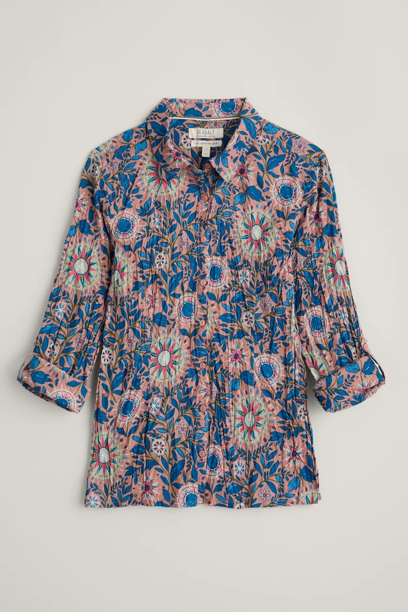 Seasalt Cornwall Larissa shirt compass rose plaster