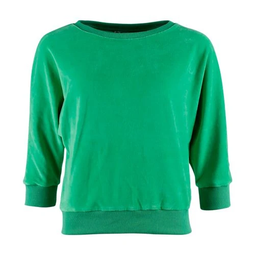 Chills and Fever sweater Sybille green velvet