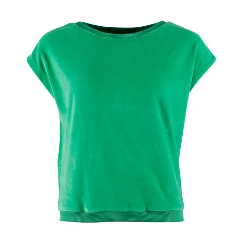 Chills and Fever shirt Fenna green island velvet