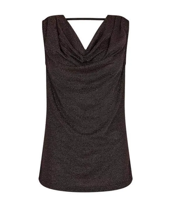 Freequent GLIT Top. Moonbeam, Cappucino, Black, Fuchia, Pink
