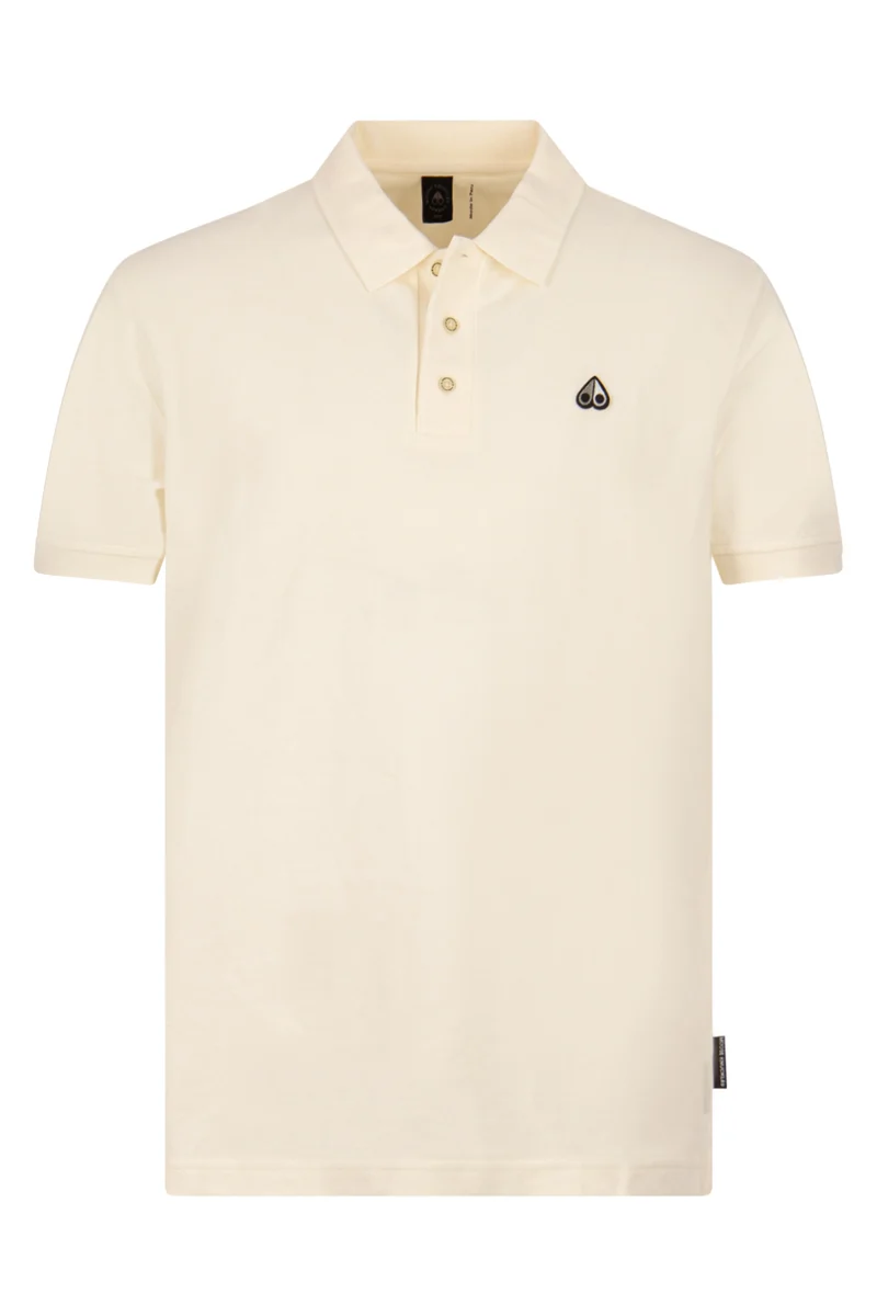 MOOSE KNUCKLES POLO M12MT712 OFF WHITE