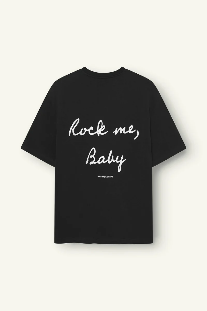 DONT WASTE CULTURE T-SHIRT BEIRON ZWART