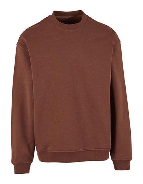Build Your Brand - Loose Fit Sweatshirt - Chocolate Brown