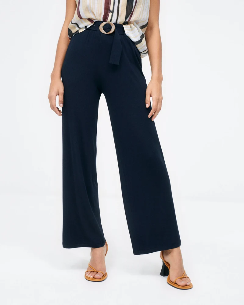 Surkana trousers with belt black