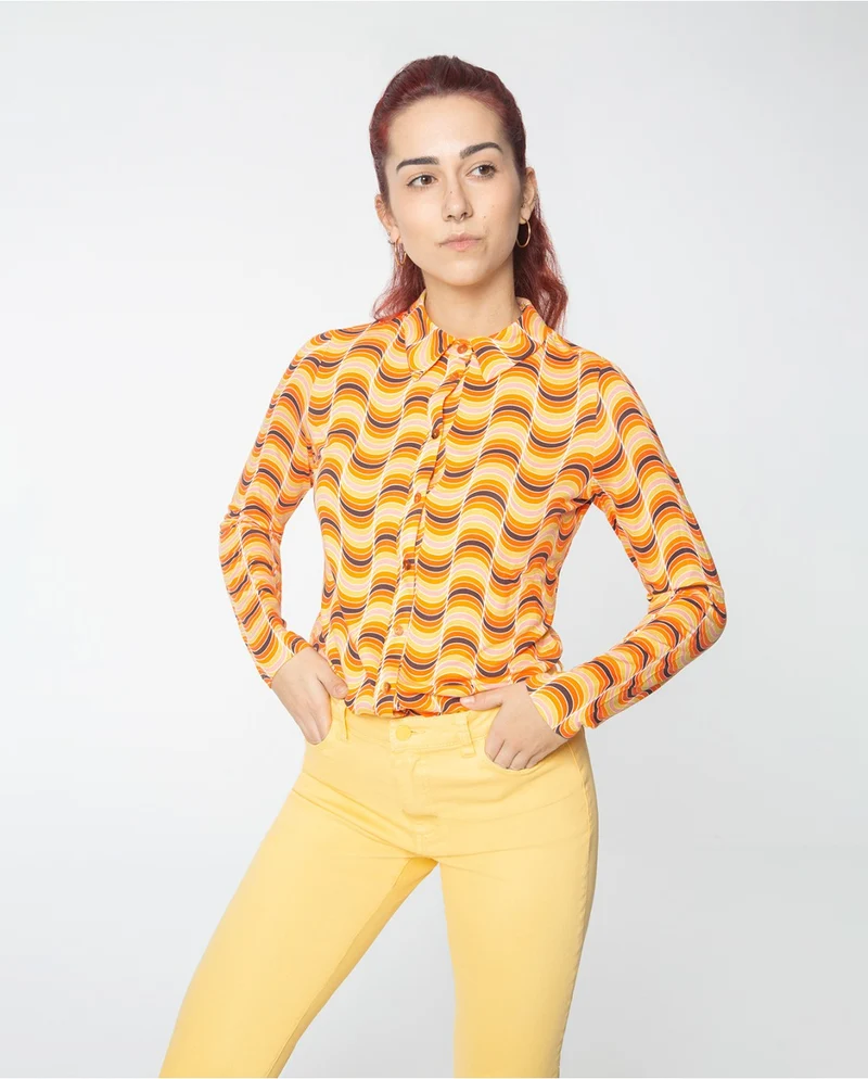 Surkana long sleeve shirt naranja
