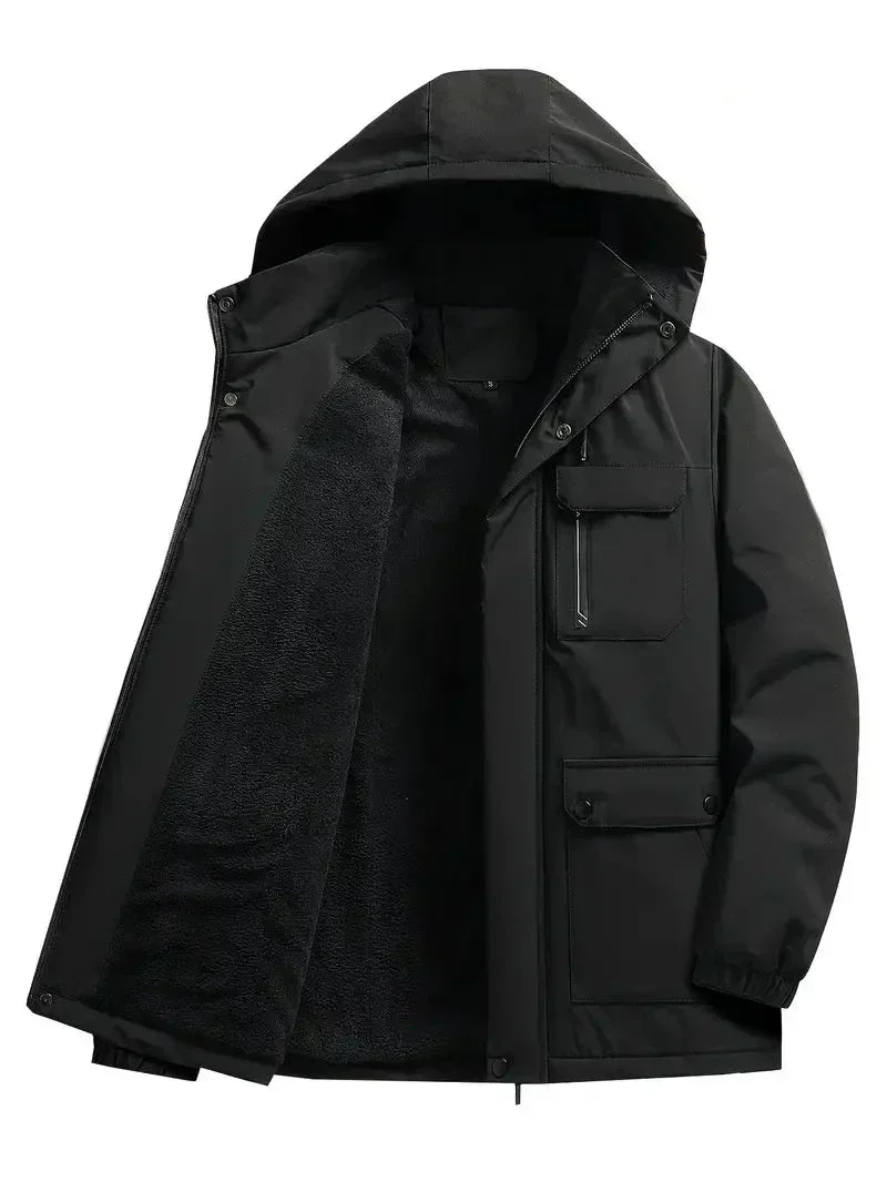 StormShield Winterjas – Waterdichte Gewatteerde Jas met Ademend Comfort