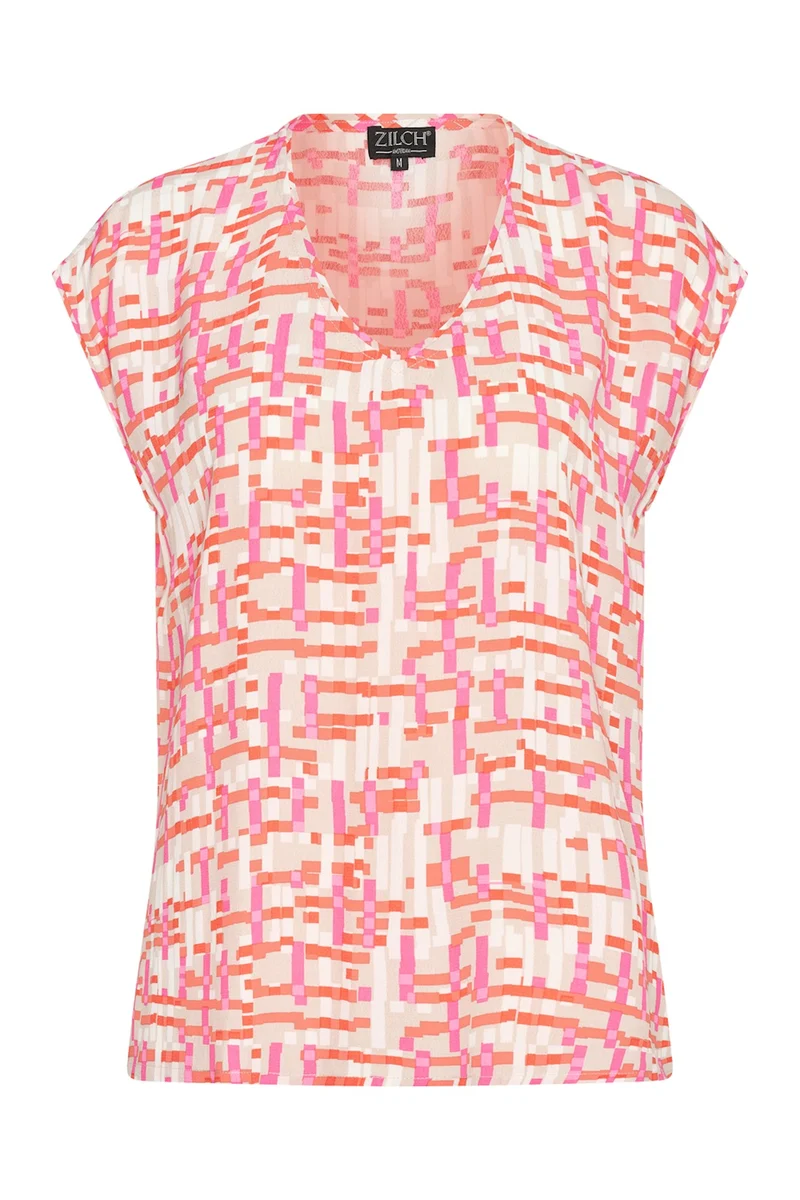 Zilch top mondrian beige