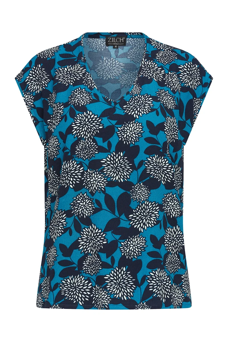 Zilch top dahlia ocean