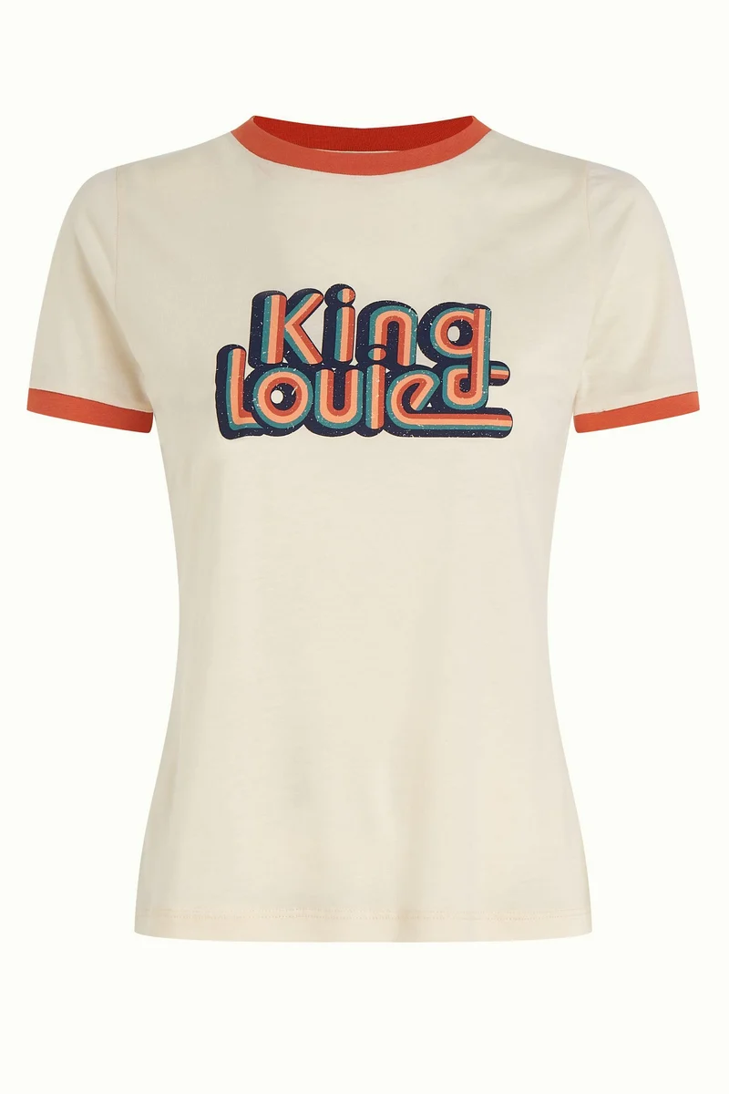 King Louie logo tee cream