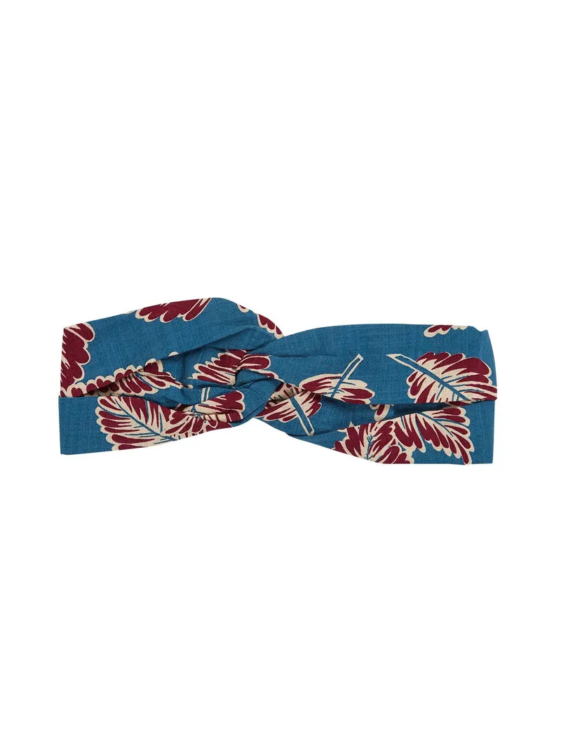 King Louie twist hairband dominica orient blue
