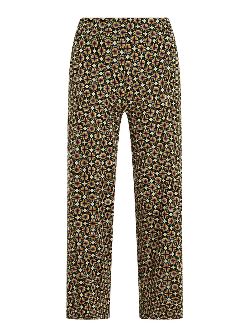 King Louie border pants tortola jade green