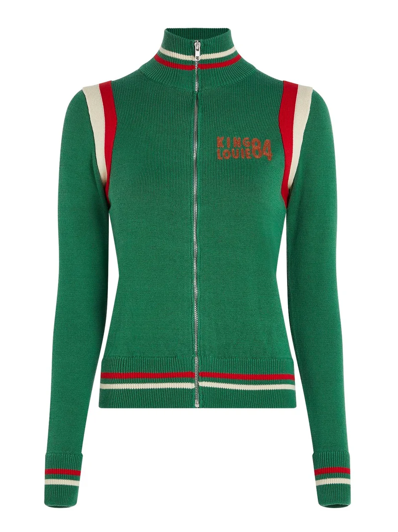 King Louie cyclo cardi chesini mid green