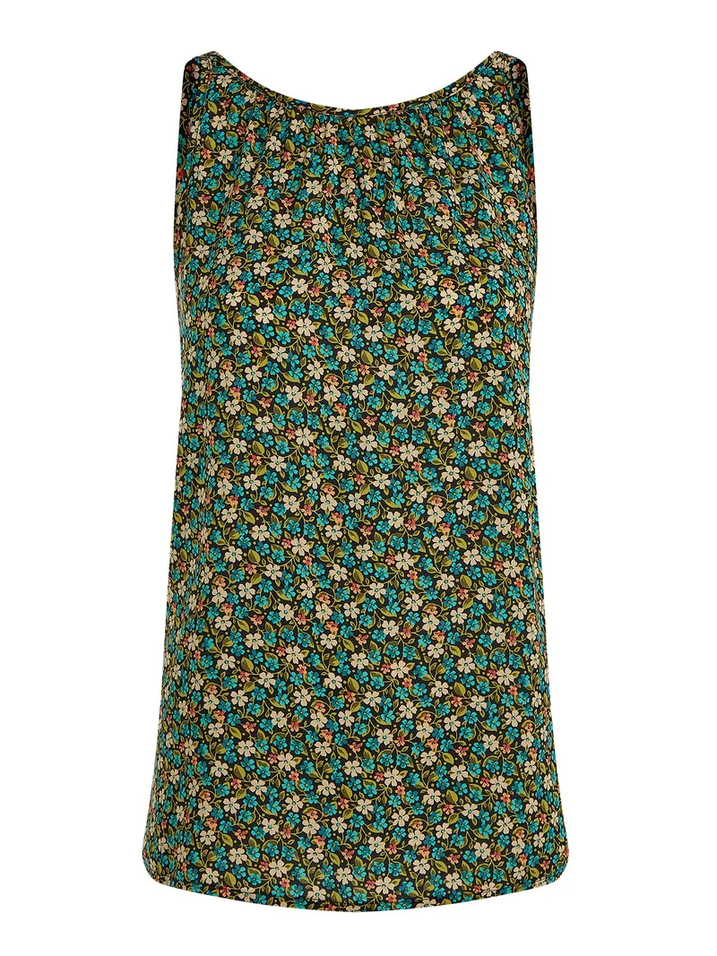 King Louie Hazel top caliente atlantis green