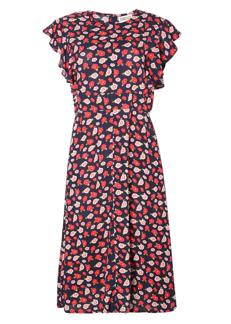 Circus jurk rose
