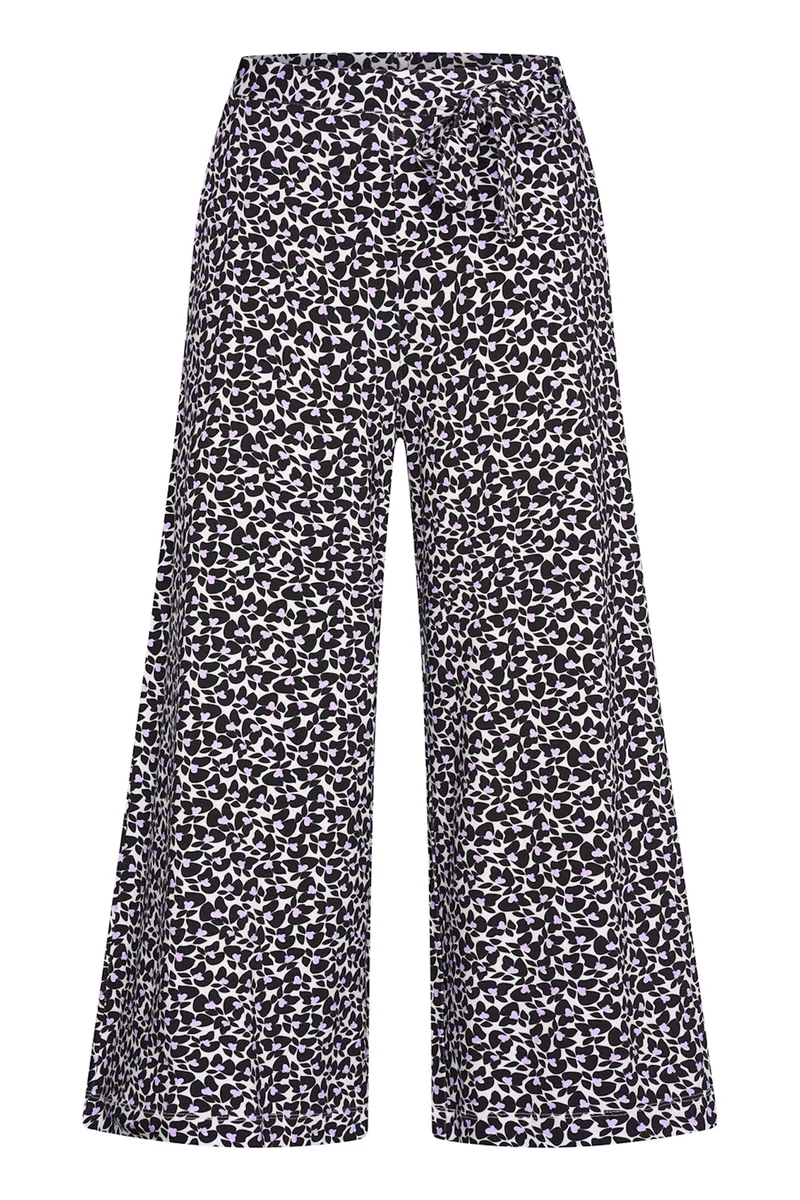 Zilch pants wide butterfly black
