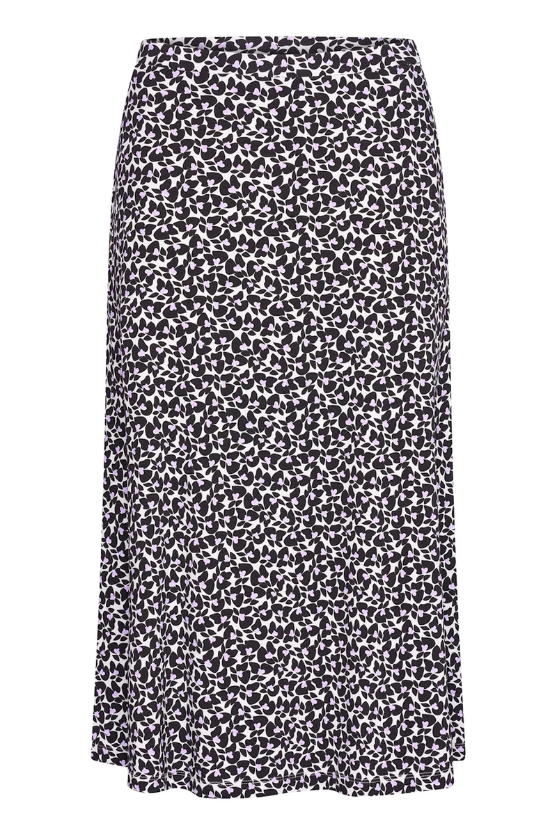 Zilch skirt midi butterfly black