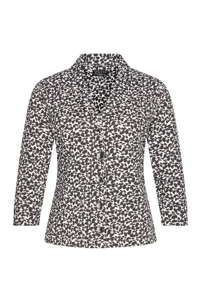 Zilch blouse butterfly black