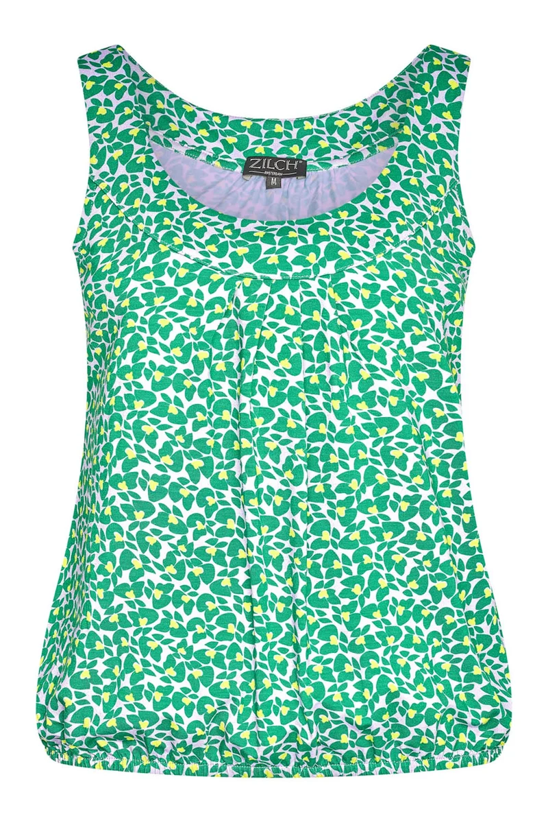 Zilch top sleeveless butterfly apple