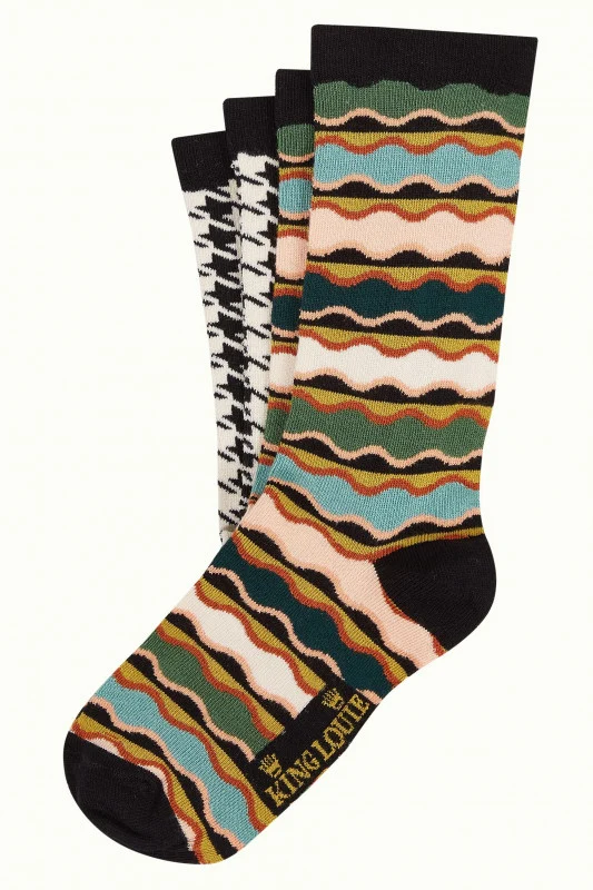 King Louie socks 2-pack boyer black