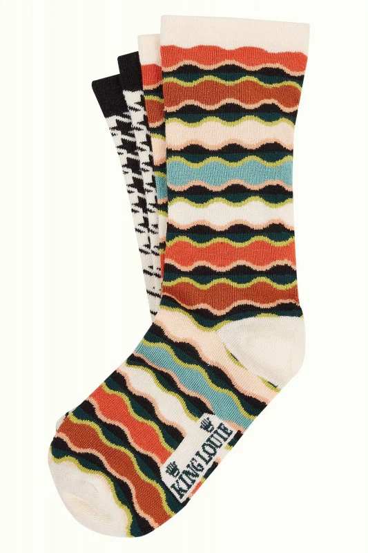 King Louie socks 2-pack boyer cream