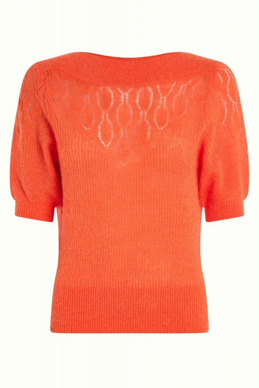 King Louie Erin top farfalle popsicle orange