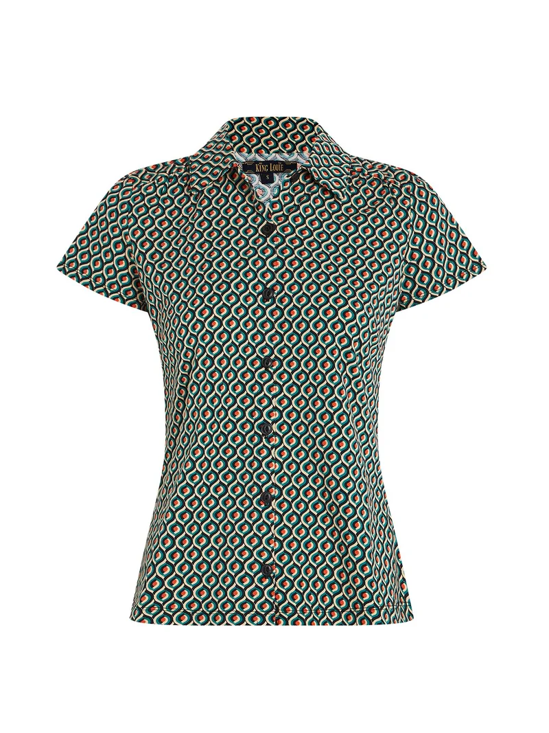 King Louie blouse rizo eden green