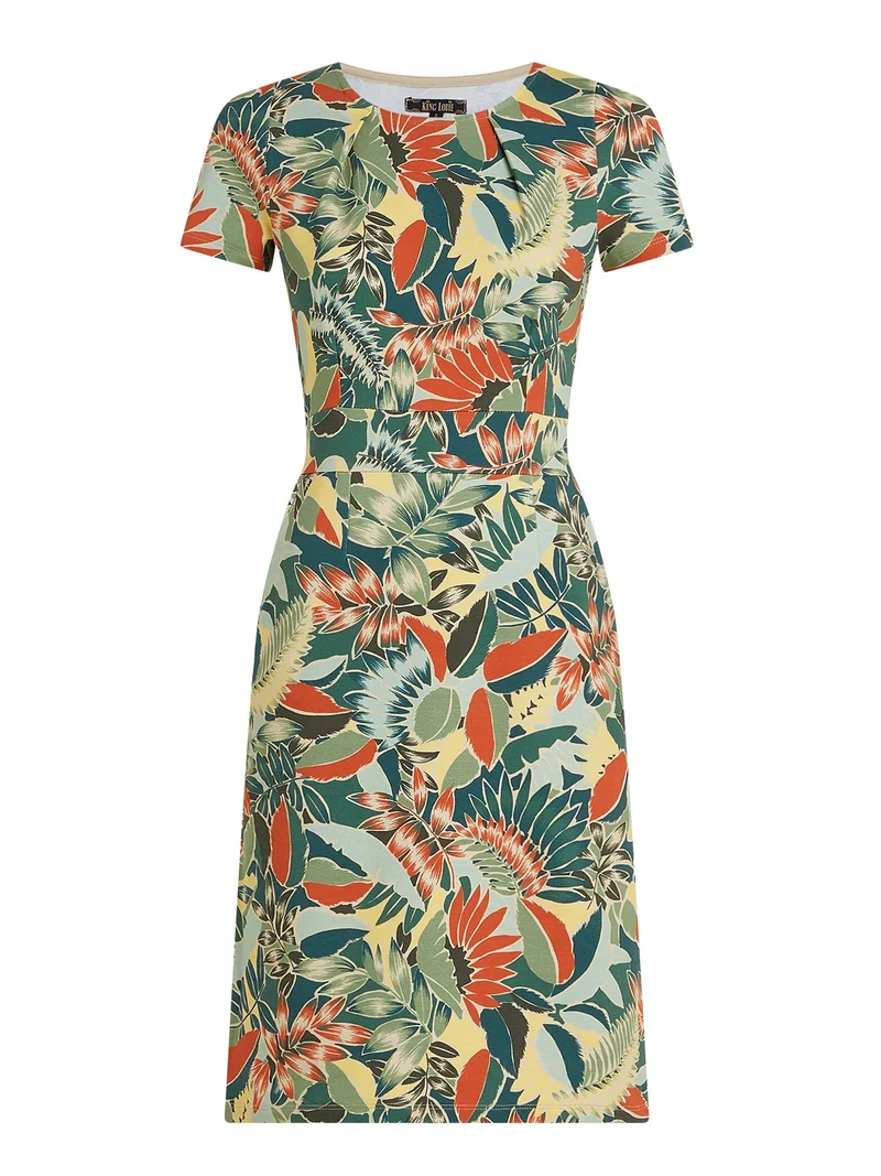 King Louie Mona dress tamarind fir green